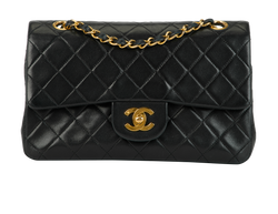 Small Classic Double Flap, Lambskin, Black, 1438959 (2010/11), DB/AC, 2*